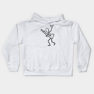 Guitar Player Victory Kids Hoodie